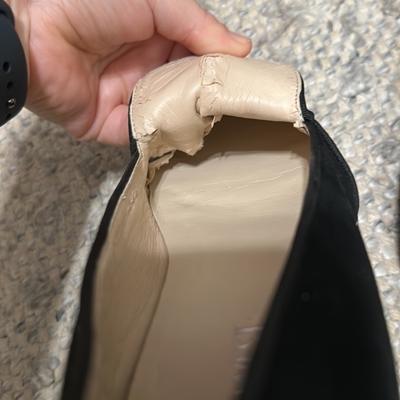 Nine West Abay Black Suede Smoking Flats - Picture 3 of 3